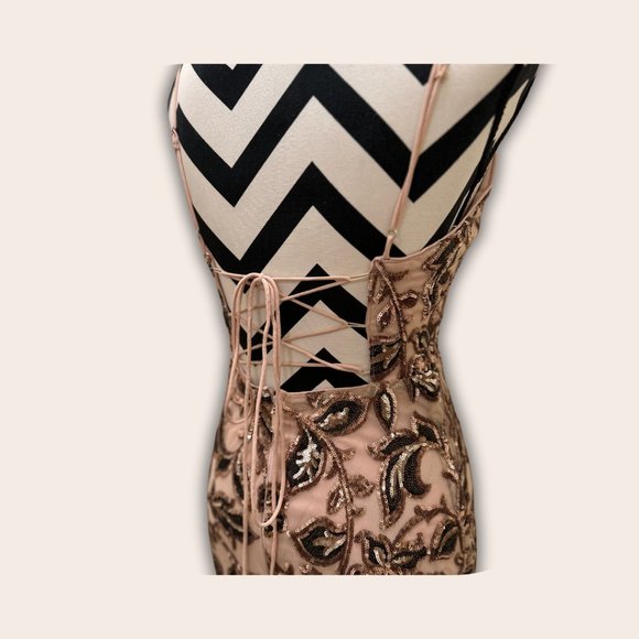 Soieblu Embellished Sequin Gown Unused - Picture 5 of 6